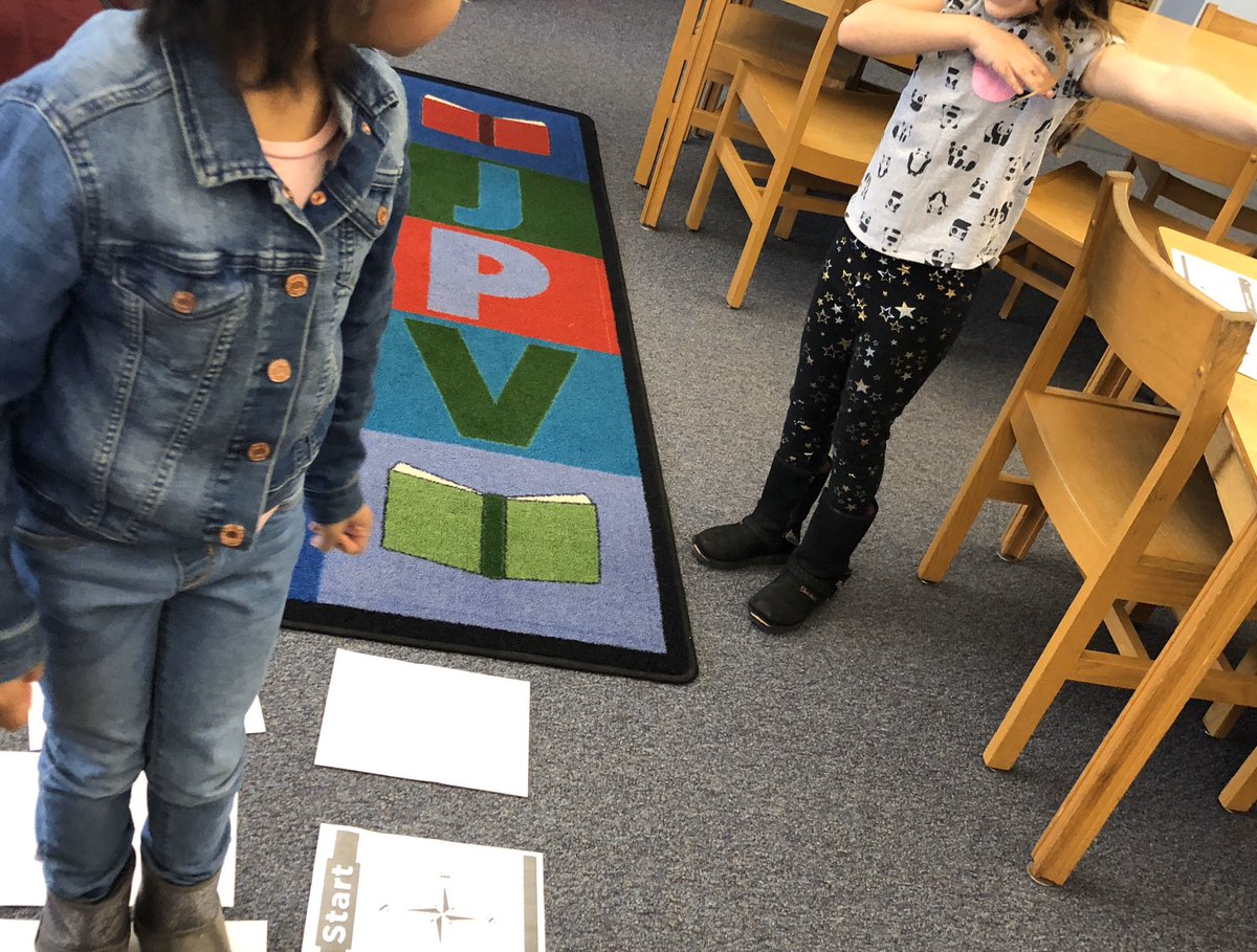 kidreads's tweet image. First graders enjoyed programming each other in preparation for next week’s @codeorg computer coding. #tlelem #CSFundamentals