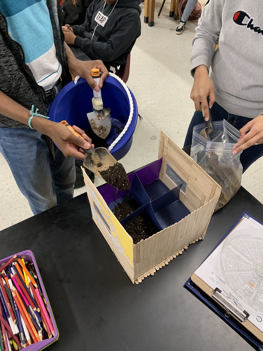 BannermanAlicia's tweet photo. My students designed and built planters to test soil quality around PHS! #watchthemgrow #youngminds  #studentengagement https://t.co/sXJhMYeajq