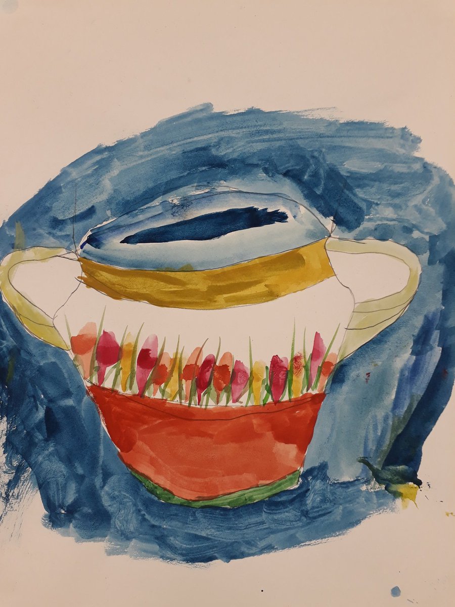 JulieBegen's tweet photo. To brighten your day.
#Watercolour #Claricecliff #crocus #Primaryart #WhitehallPrimary Yr4 https://t.co/tV7I9VtIuA