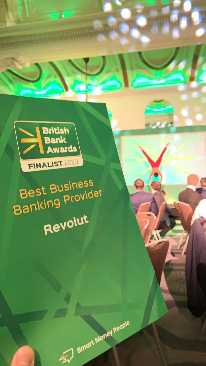PhilipTALow's tweet photo. Whoever said banking was boring 🤸🏼‍♀️ #revolutbusiness #revolut #britishbankingawards #randomacrobatics https://t.co/BVTBCEzlFa
