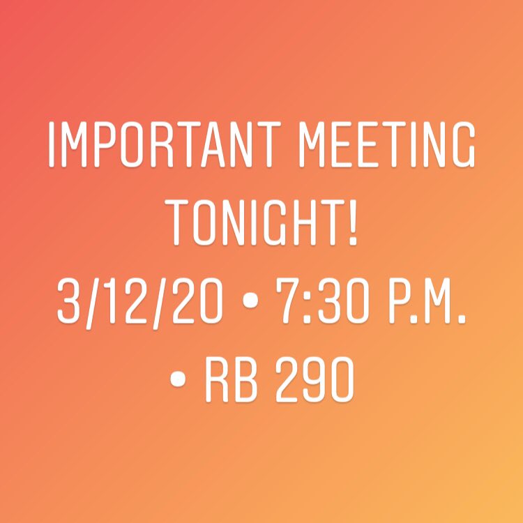 BSUEnglishEd's tweet photo. At tonight’s meeting, we will be discussing what the rest of the semester will look like for English Ed. Club, and we will possibly be holding officer elections for 2020/2021. If you are interested in running for the Executive Board, please make sure to be in attendance. ✨ https://t.co/JjY4m1zgga