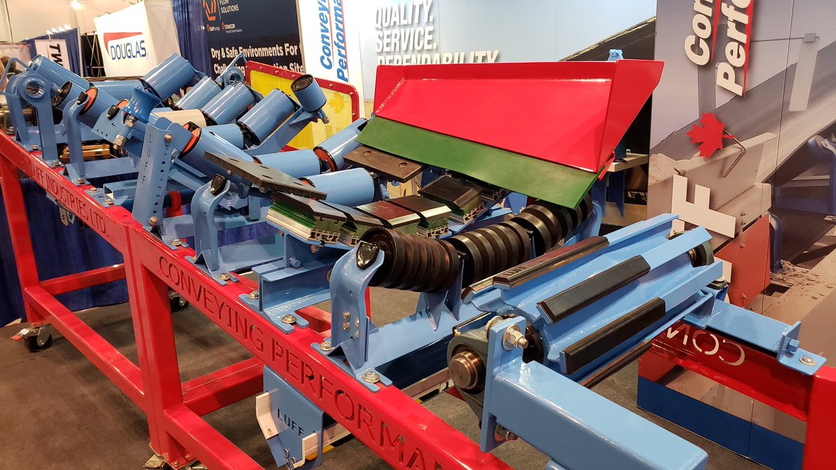 Stop by the <a href="/luffindustries/">Luff Industries</a> booth (C31058) and find out how their products can increase your conveying performance. (Photo: P&amp;Q staff) #CONEXPOCONAGG #Sponsored