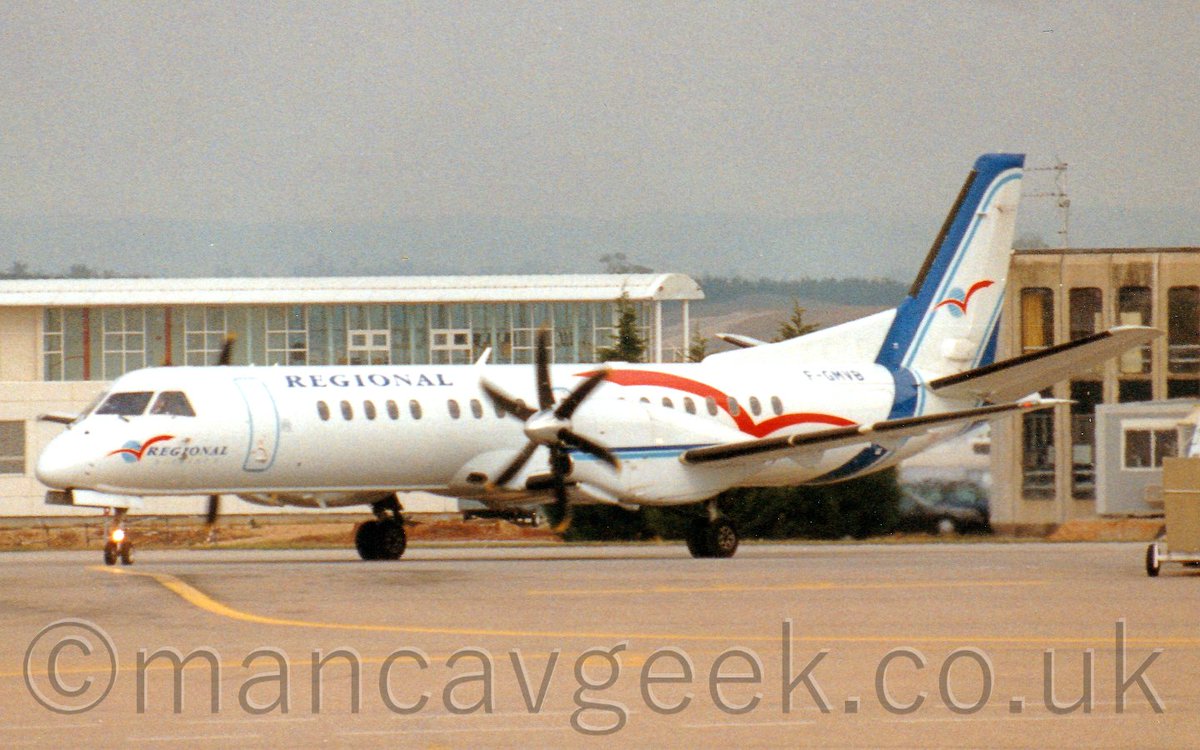 mancavgeek's tweet photo. Bonus Photo of the Day 2020-03-12.
F-GMVB, Saab 2000, Regional Airlines, at Lyon Satolas, 7th October 1996.
#avgeek #planespotting #potd #lyon #satolas #lys #lfll #saab #s2000 #regonalAirlines https://t.co/lDyvZncfVm