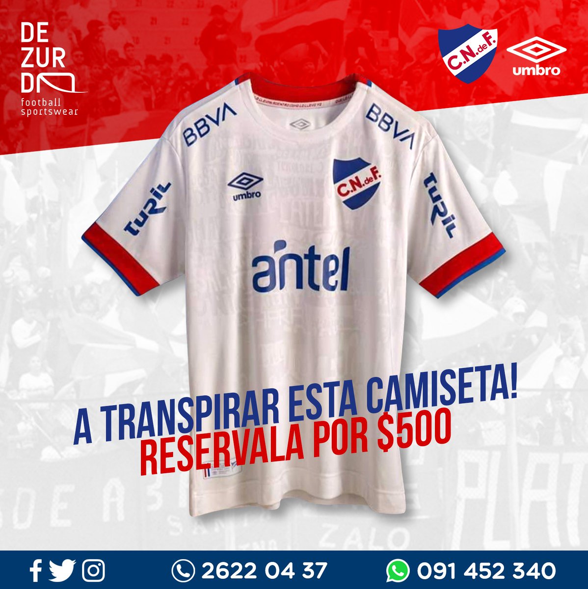 DeZurdaUy's tweet image. Si llegamos a 500 RT antes de que termine el partido sale sorteooooo!!!
Dale 👇🏽👇🏽👇🏽👇🏽