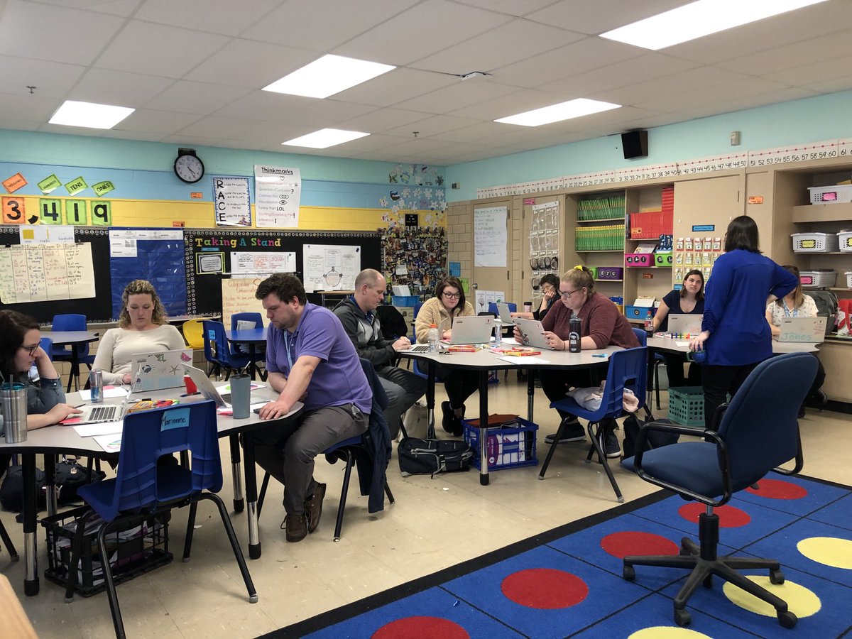 Teachers digging into the seven strategies of assessment for learning during the CIA class. ⁦@SJohnson_BCPS⁩ ⁦<a href="/deborahpiper/">Debbie Piper</a>⁩ ⁦⁦<a href="/MissVockroth/">Miss Vockroth</a>⁩