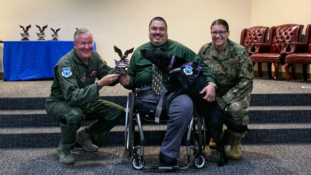403rdWing's tweet photo. Let’s give a round of applause to our 2019 #civilian award winners who were recognized today during a commander’s call.
- Kevin Waterhouse and Jade
-Nicholas Schiro
-Cayce Bennett
Shoutout to William McGurl Jr. w/32 years of #FederalCivilService!
#ReserveReady #ReserveResilient https://t.co/vd7O5MPRfY