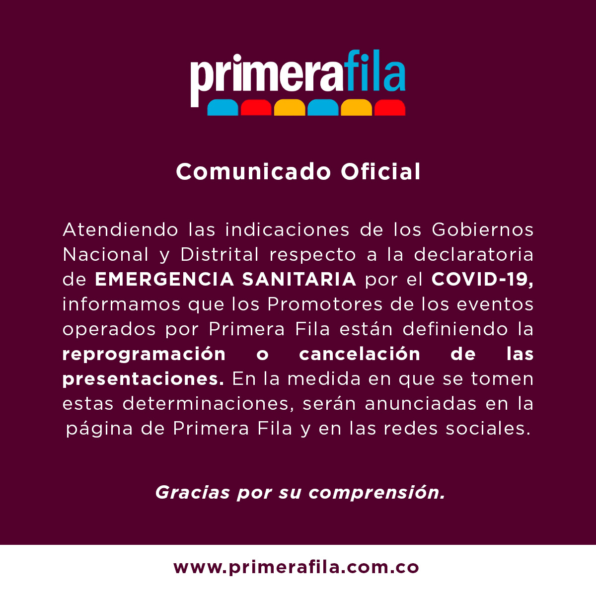 ⚠️ Información importante para todos nuestros seguidores ⚠️