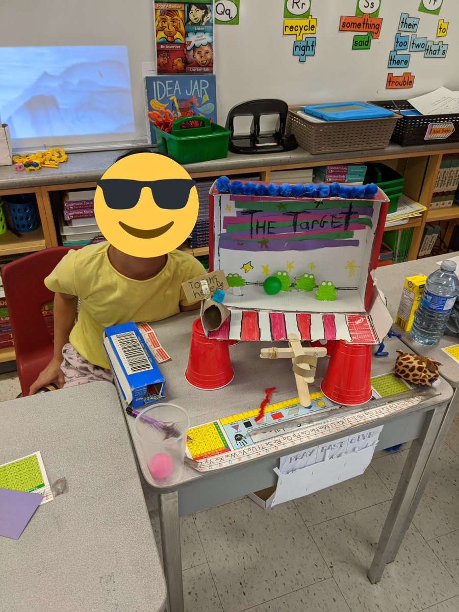 e_finlan90's tweet photo. Tickets anyone? Today @StJosephOshawa Ss explored pulleys and gears &amp; examined how forces controlled motion in their arcade games!  Science exploration was all thanks to @kiddereducation tools and some very creative kids.  #Gr3 #Gr4 #STEAM https://t.co/WBOvisAGZs