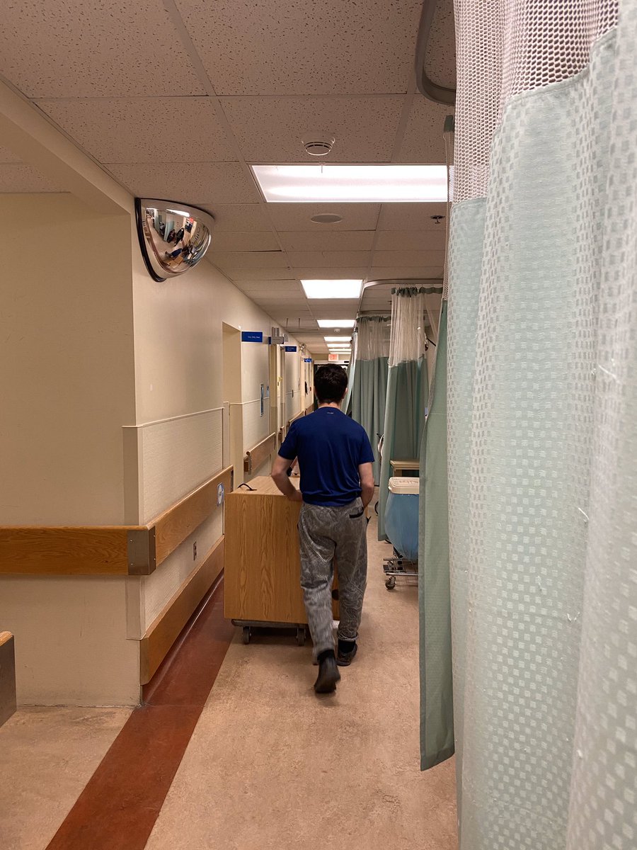 NSmandych's tweet photo. @Fraserhealth Langley Memorial Emergency is bursting at the seems. My mom has been there since yesterday morning, has been moved to a hall and construction is happening all around her. This is not the type of care people expect when serious health issues arise. https://t.co/u2Sesd32s2