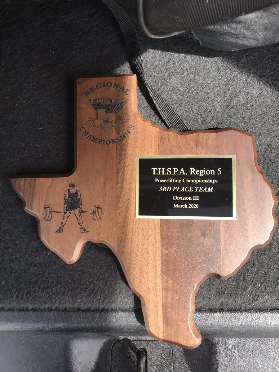 CoachTonyRamon's tweet photo. Congratulations to the Boys Powelifting team for bringing home 3rd place team at Regionals!
-Gavin Chapa-148-Regional Champ
-Cameron Roulston-275-Regional Champ-Regional Record Deadlift of 620
-Demetri Sanchez-181-Regional Runner-up
All 3 will be going to State!
#LiftHeavy https://t.co/kP4nLWyEZI