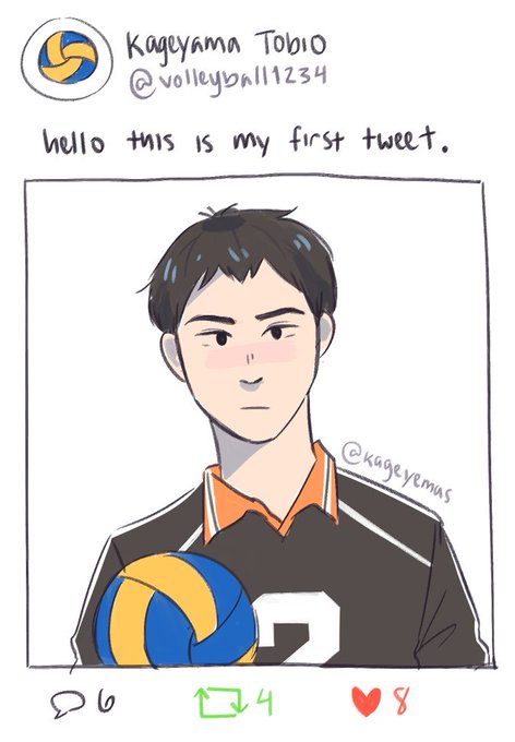 third year kageyama finally makes a twitter

#haikyuu #kageyama #tsukishima #hinata 