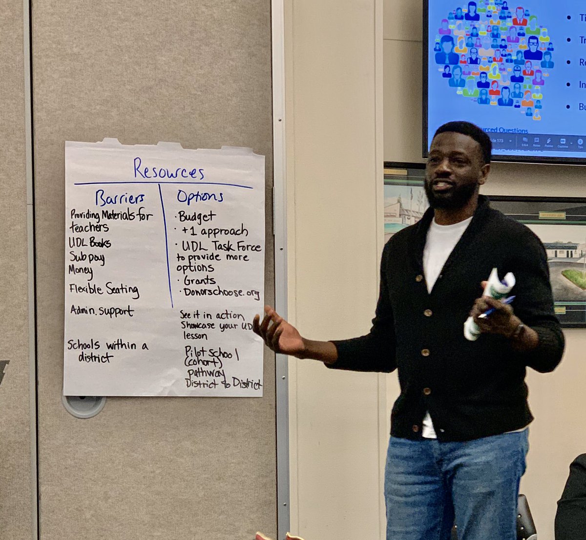 LopezLandLearns's tweet photo. My collaborative teaching partner on fire today at #UDLImplementationTraining day 2! He really is a superhero! #ovsdshare @MsTuckerSmith #CASTPL https://t.co/RRQgZtER9Z