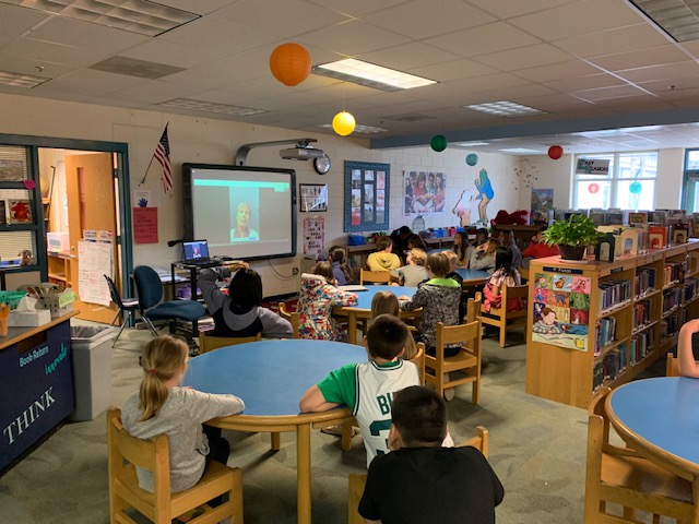 MrsRoweReads's tweet photo. Today we got to chat with Tamera Wissinger, author of Gone Camping (our Weaver Reads book), via Google Meet!  We asked her questions about her book and shared our own poetry. @RobinARileyEdu @teachtechthingz @DebbieWhaley18 #bwesharemypoem @TameraWissinger @RickettsClass https://t.co/e1lRJL4XkM