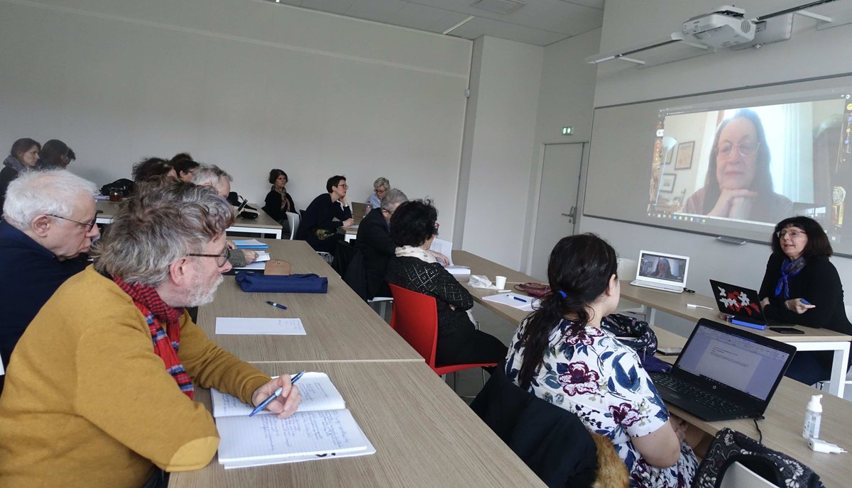 LaboGSRL's tweet photo. Un grand merci à #JoëlleAlloucheBenayoun (par visioconférence) et #AnneLaureZwilling qui ont animé cet après-midi un passionnant #SéminaireInterne du #GSRL au @CampusCondorcet 👏👏👏
Une réflexion à poursuivre sur les minorités religieuses https://t.co/9fBYpebQPl