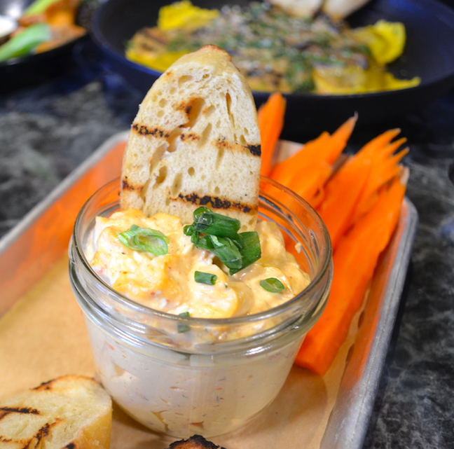 Our Pimento Cheese Dip is only $3.99 — you read that right. Come by and grab a bite without breaking the bank.