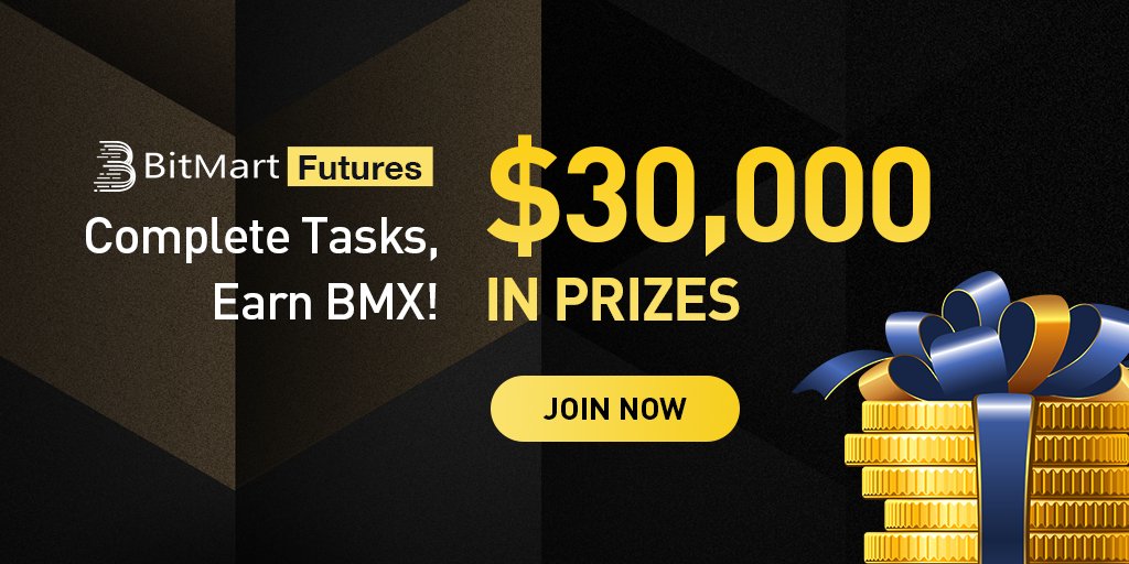 BitMartExchange's tweet photo. 🎉#BitMart Futures "Task Challenge" is coming! Complete tasks to win up to 5,000 $BMX!💸

🗓️From 10 AM 3/14 to 8 PM 3/29 EDT

1⃣Follow, RT &amp; tag 2 friends🚀
2⃣Refer at least 1 friend👭👬
3⃣Trade on #BitMartFutures

🔥Details: https://t.co/RTT1pErrFm

#giveaway #cryptoderivatives https://t.co/uSjsSeIQPU