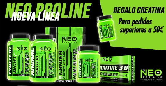 GlobalNutricion's tweet photo. 💥💪¡NUEVA LÍNEA DE PRODUCTOS NEO PROLINE !
¡¡Descubre en GlobalNutricion TODOS los productos de la marca NEO ProLine con los mejores precios del mercado!!
🎁Llevaté de regalo NEO CREATINE POWDER + 🚀Envío Gratuito si tú pedido supera los 50 Euros https://t.co/oX2knIdktL