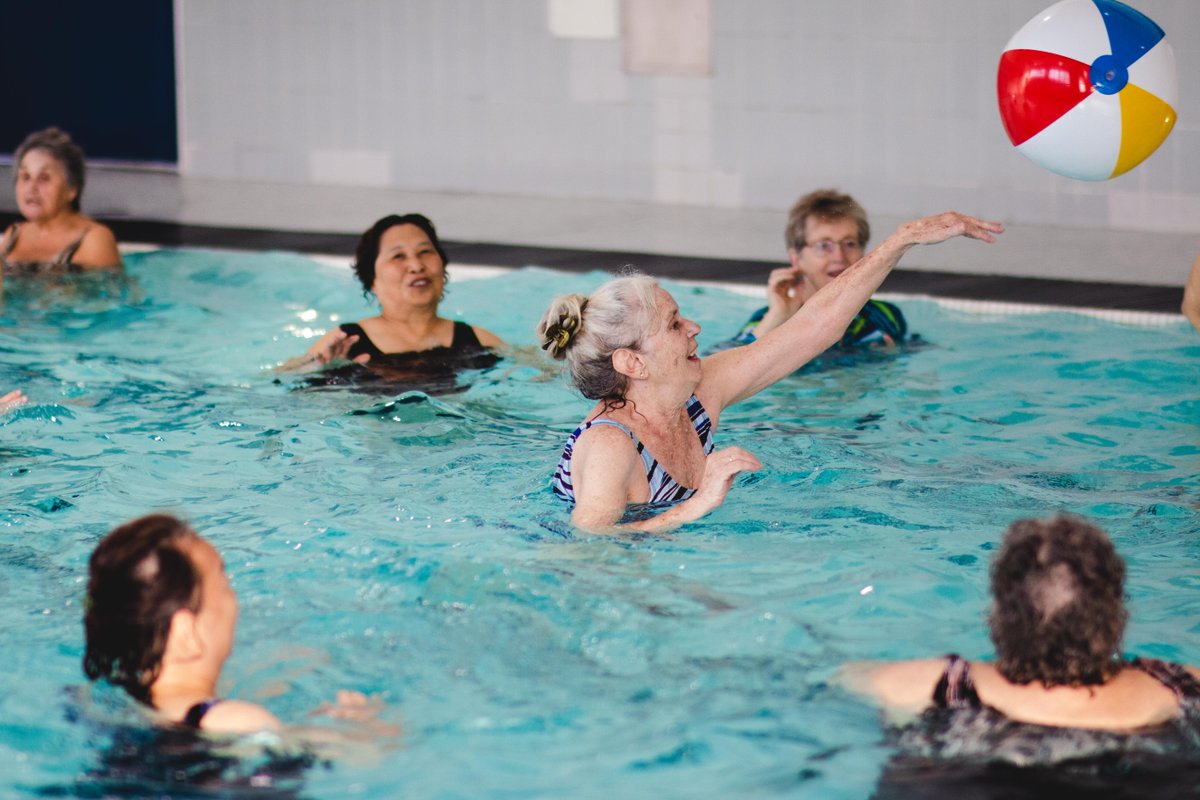 stonestownymca's tweet photo. Our shallow and deep-end aqua fitness classes keep members active and strong preventing impact on their joints from traditional exercise. https://t.co/LLjIyatYnM