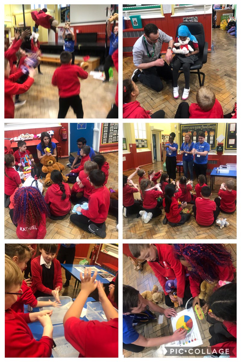 TerraceRoad's tweet photo. Thank you @SwansTeddyBear for an unBEARleavably fun teddy hospital session! Year 3 learnt about everything from balanced food plates to reflexes! Both children and bears had a blast ๐ฅ #futuremedics #100inspiration #TRPstem https://t.co/Lg9dVPXXxi
