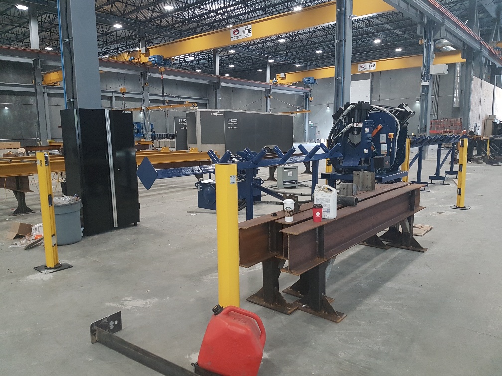AkhurstMetal's tweet photo. Just installed a new @oceanmachinery1 Clipper II CNC Angle Line at ProFab Steel's new shop, and they cannot wait to run it! https://t.co/9eB8eet0GO