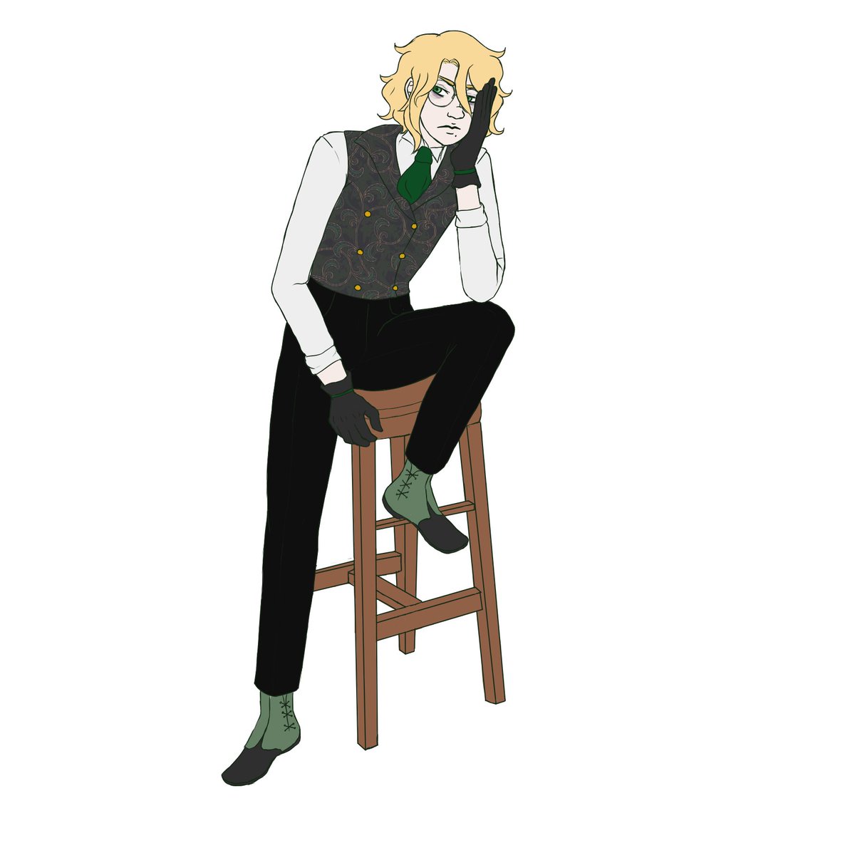 dullahaunts's tweet photo. I do Not want to shade or clean or make a background. Fuck it Hypnos in the void https://t.co/dxL3L0w7wQ