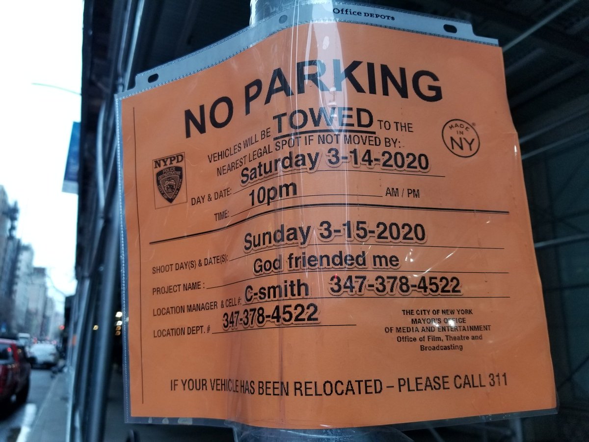 mika604's tweet photo. Spotted on West 23rd btwn 6th &amp; 5th Avenues.
#olv #godfriendedme #nyc 
#television https://t.co/vdMhFaSzjM