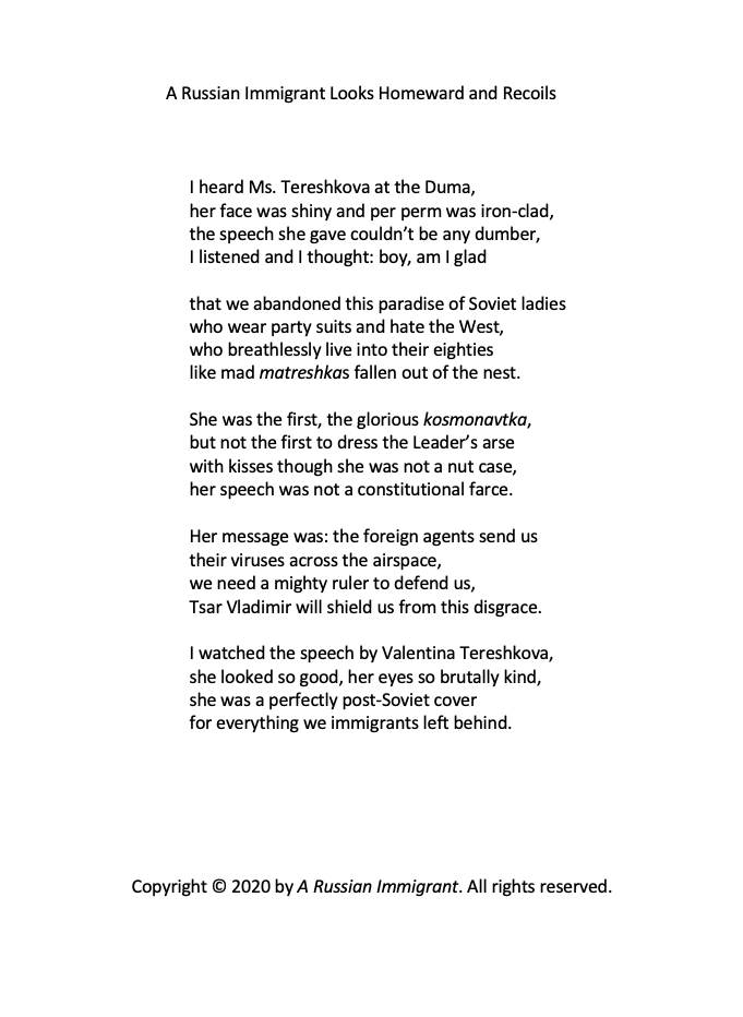 MaximDShrayer's tweet photo. #Russian #Russians #Moscow #ARussianImmigrant #valentina #Cosmos #Politica #poetry #Soviet #NEWS #CoronavirusPandemic #VIRUS_CORONA #CoronaVirusUpdate https://t.co/VHImIedZ5o