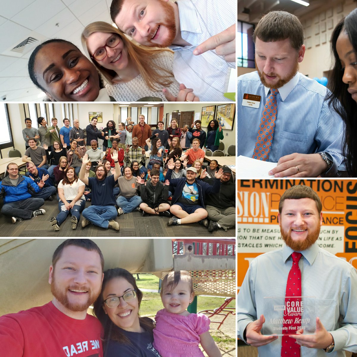 With bittersweet emotions, we say goodbye to our fearless LC Coordinator, Matt Kemp, who is leaving AUM this week for a new job &amp; more time with his family. We are grateful for his work in the LC, mentoring tutors and helping students. Share a favorite memory of Matt below!