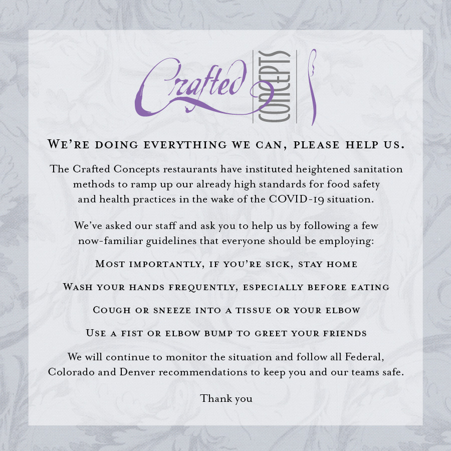 We're all in this together! Our teams are doing everything in our power to ensure that our friends, families and communities stay safe. We wish you all the very best health and hope to see you very soon.