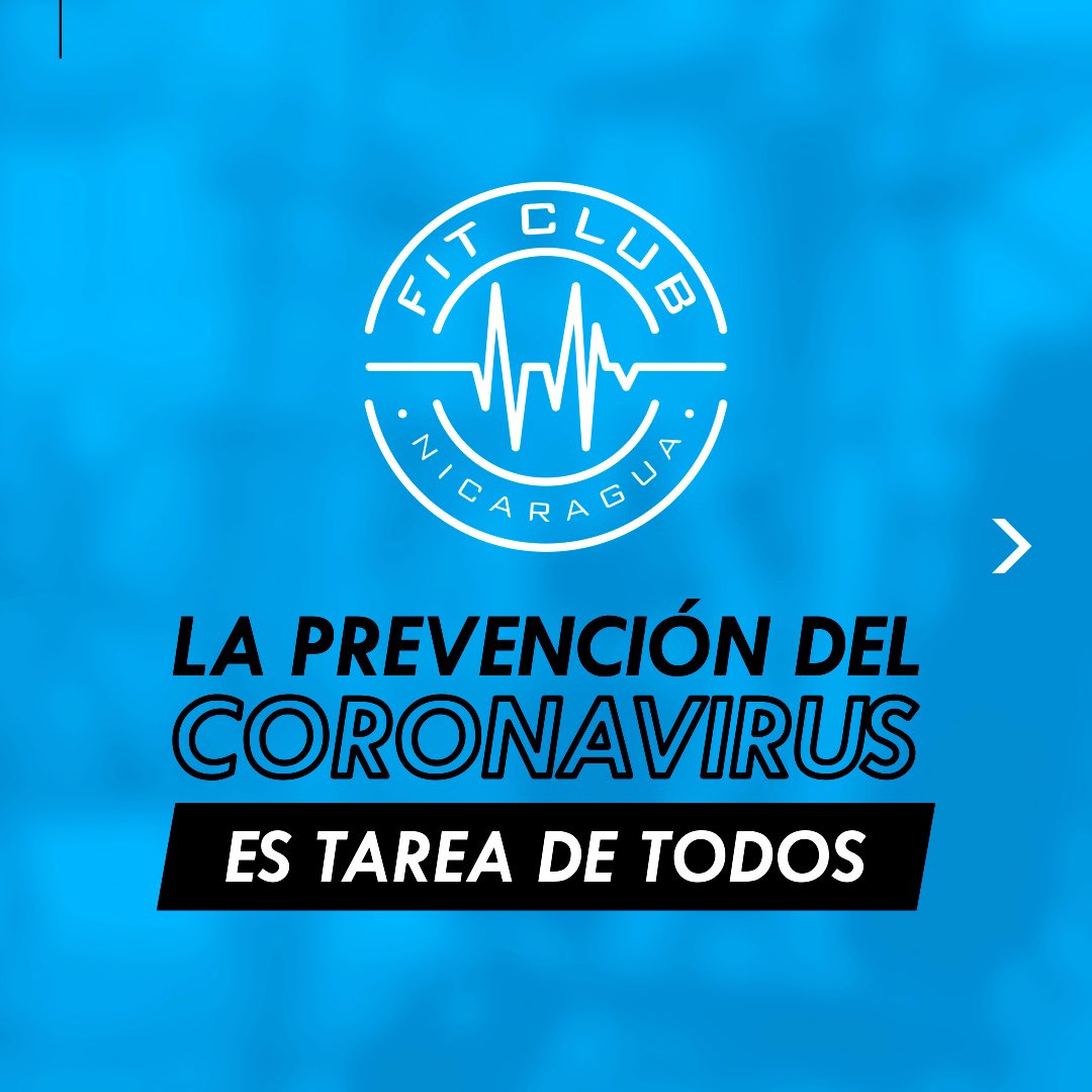 FitClubNic's tweet photo. Recomendaciones para prevenir el #coronavirus #FitClubNicaragua https://t.co/rkuDQXN7h0