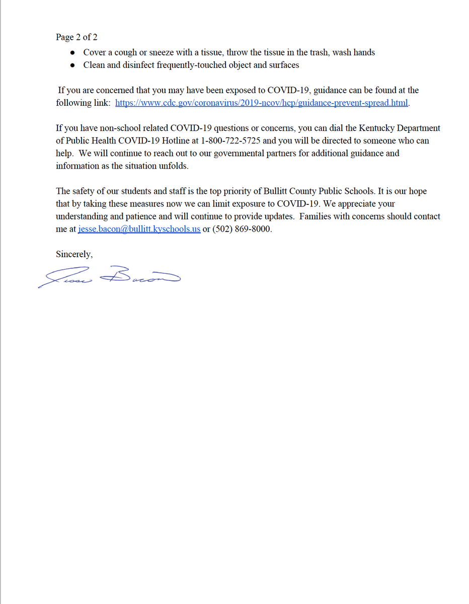 bcpsky's tweet photo. BCPS is suspending all face-to-face classes and activities beginning Monday, March 16, 2020, through Friday, March 27, 2020.  This includes all extra-curricular activities as well as the YMCA program. https://t.co/nGETbZe7t8