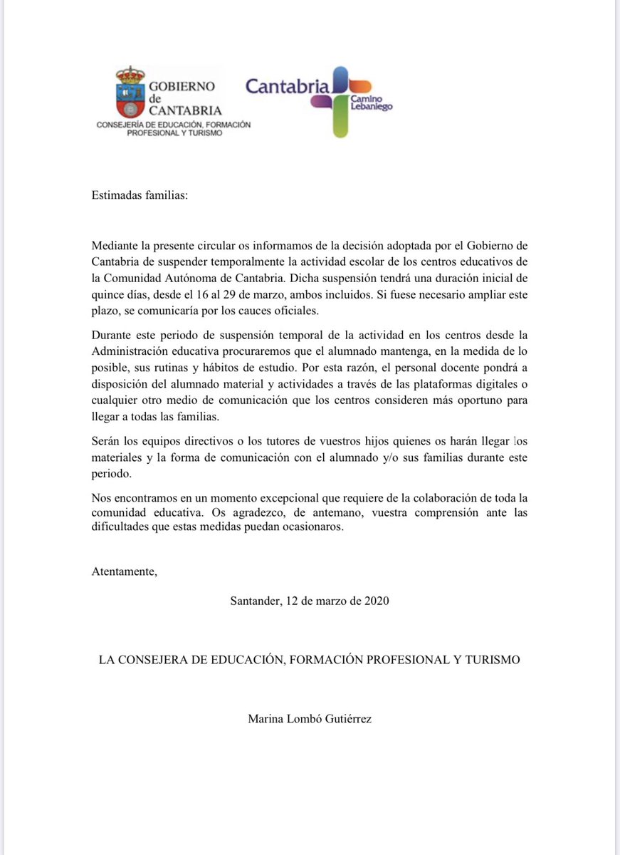Última hora