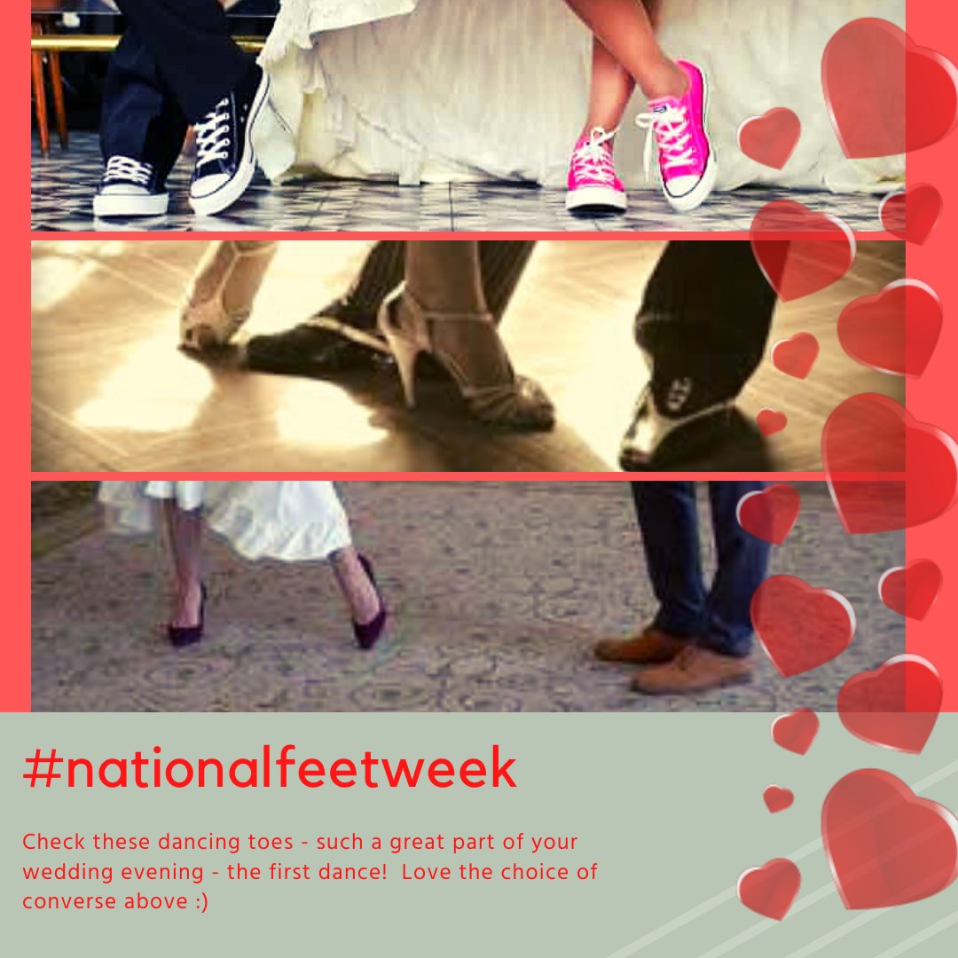TheFirstDanceCo's tweet photo. #nationalfeetweek
There's never a bad time to put on your dancing shoes & dance the night away! Your wedding will be the best time you ever do it!!
#firstdancecompany #firstweddingdance #weddingplanning #weddingfun #dancingfeet #1stdance #firstdance #weddingdance #weddinginspo https://t.co/N4RoB8bbfS