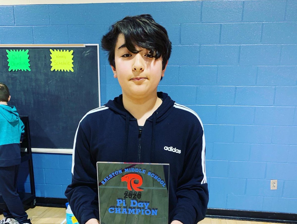 chris_redemske's tweet image. Our Pi Day 2020 is a wrap!! It was a fantastic day. I hope everyone had fun! ☺️ #piday2020 #pidigits @RalstonMS