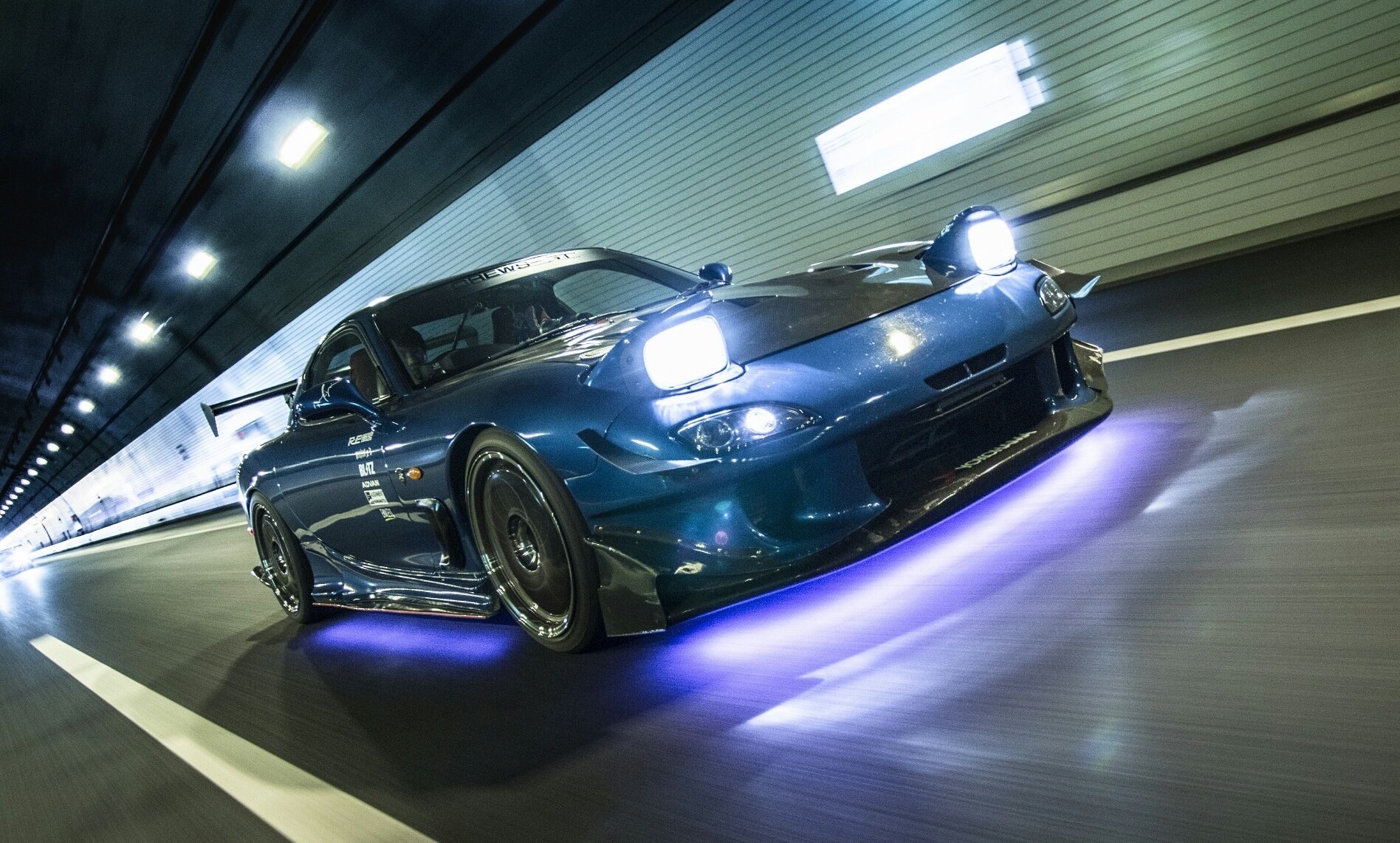 Mazda rx7 неон