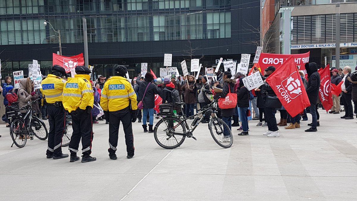 OttawaACORN's tweet photo. What an EPIC day of actions today fighting for REAL Rent Control with @AcornHamilton @TorontoACORN @ACORNCanada and allies (including #ottawacentre MPP @JoelHardenONDP ) ! Tenants need a RENT FREEZE! #FordFightBack https://t.co/8i8eOiOYux