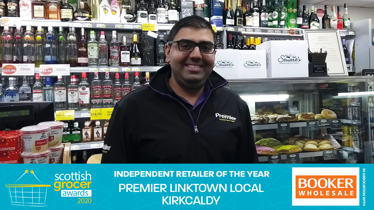 Congratulations to Premier Linktown Local, Kirkcaldy, the new Independent Retailer of the Year, supported by @BookerWholesale #SGAwards <a href="/LinktownLocal/">LinktownLocal</a> <a href="/MyLocalPremier/">Premier Stores</a>