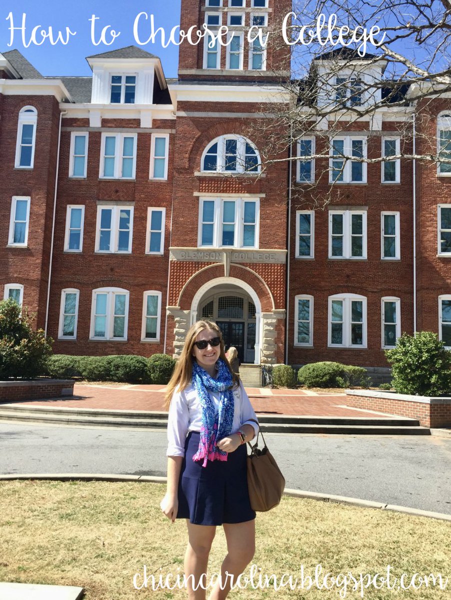 Talking about how to choose a college today on the blog bit.ly/2wnlOPO