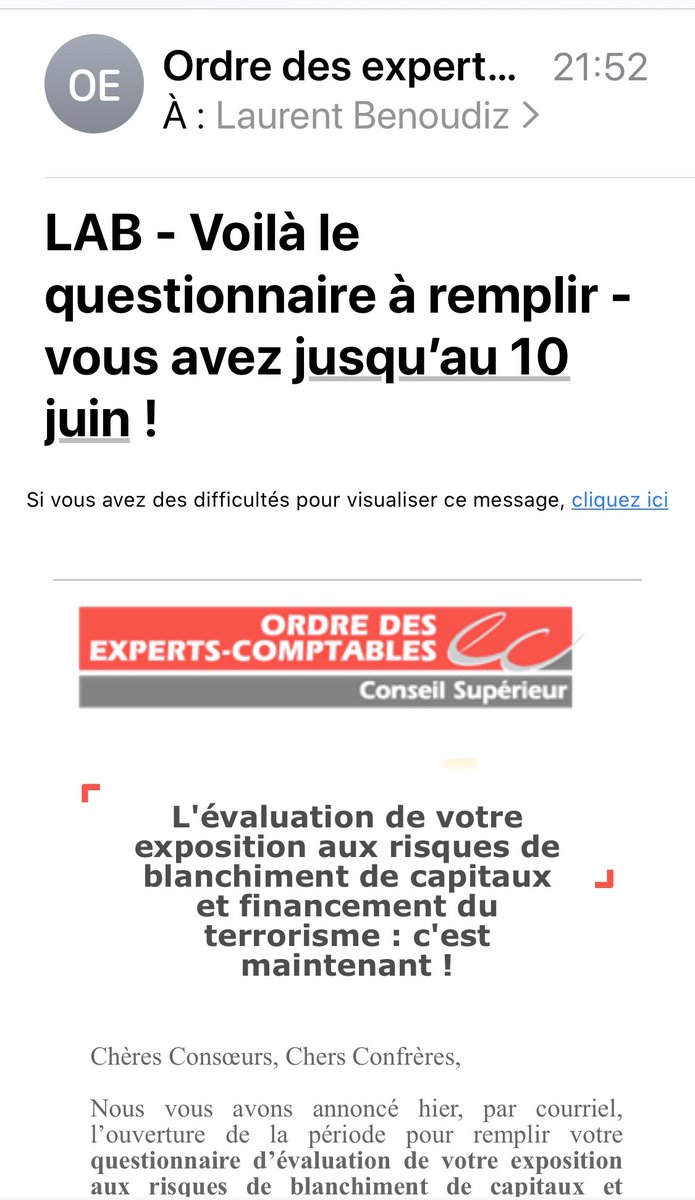 lbenoudiz's tweet image. Mail du @CSOEC ce soir à 22h00 ! 
#HorsSol #deconnecte #Covid_19 #coronavirusfr