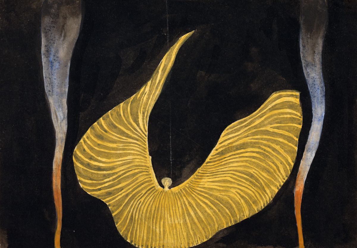 Loie Fuller in the dance The Archangel
Koloman Moser  1868-1918  Austrian Artist
