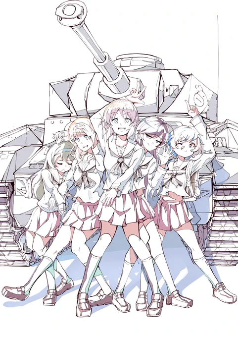 大洗女子あんこうチーム! Panzer Vor!
#garupan #ガルパン #girlsundpanzer 