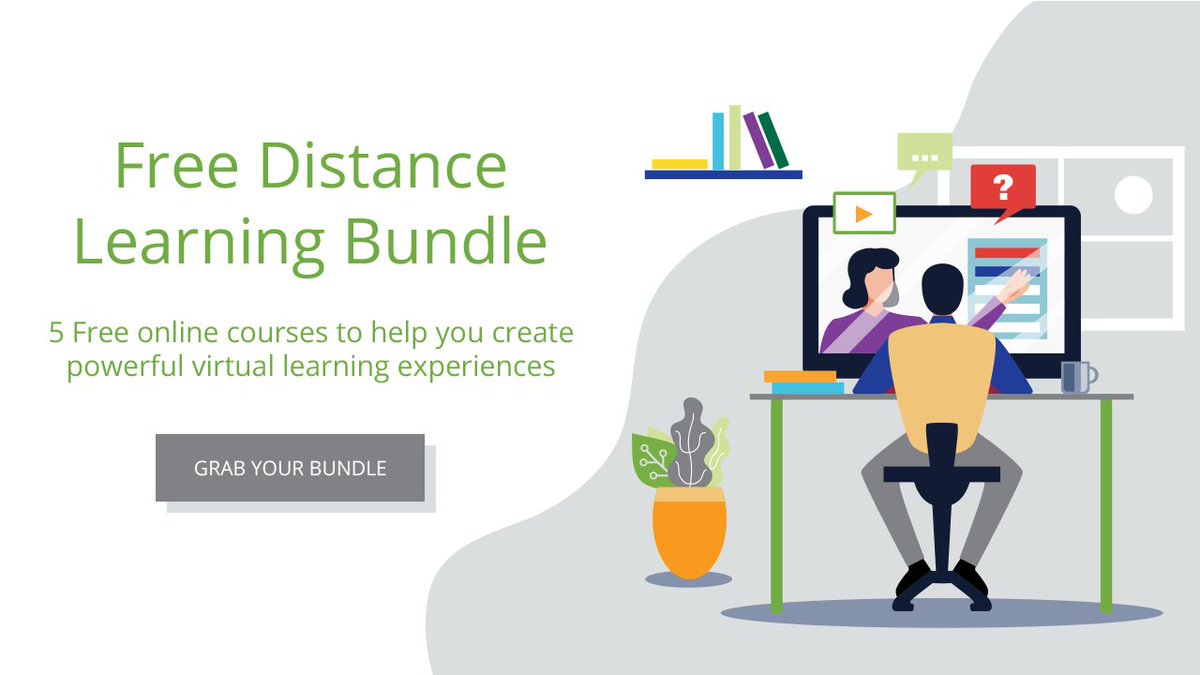 edtechteam's tweet photo. Who's prepping to transition to #distancelearning? 🙋‍♀️🙋‍♂️Check out our Free Distance Learning Bundle with 5 online courses to help you create powerful virtual learning experiences ➡️https://t.co/zaHnVauOen #edtechteam #onlinelearning https://t.co/pR87GAtCpd