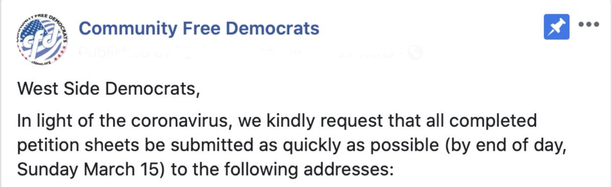 Community Free Dems tweet media