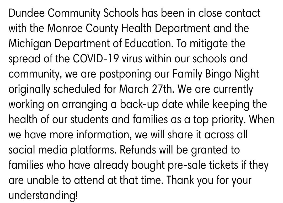 Dundee Elementary School PTO tweet media