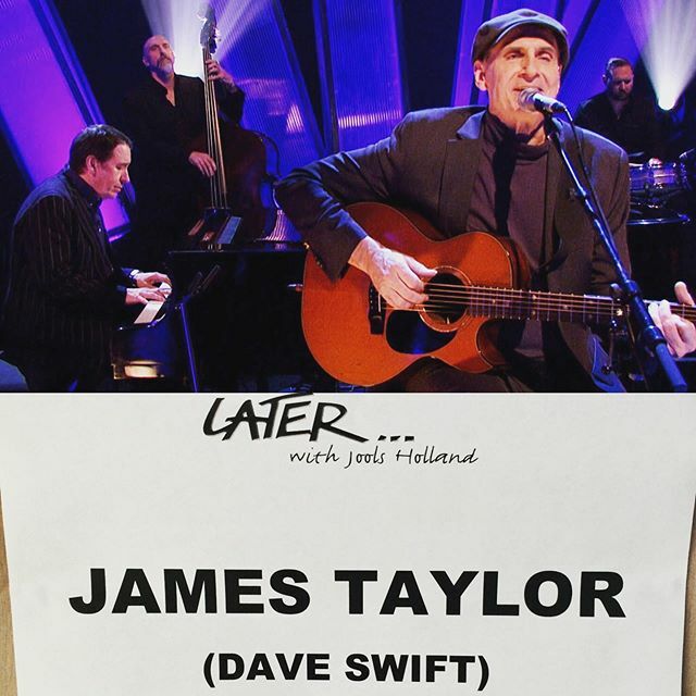 Happy 72nd birthday to American singer-songwriter &amp; guitarist James Taylor! I’ve had the great fortune of playing bass with James several times over the years including this performance on the BBC’s tv series “Later.......with Jools Holland back in 2015.… ift.tt/2IEuO6l