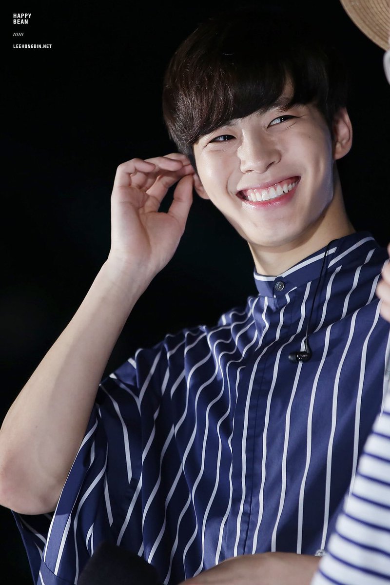  𝚍𝚊𝚢 𝟽𝟸/𝟹𝟼𝟼ive said this once but ill say it many more times. His smile is my life force #WeLoveYouHongbin  #홍빈_사랑해