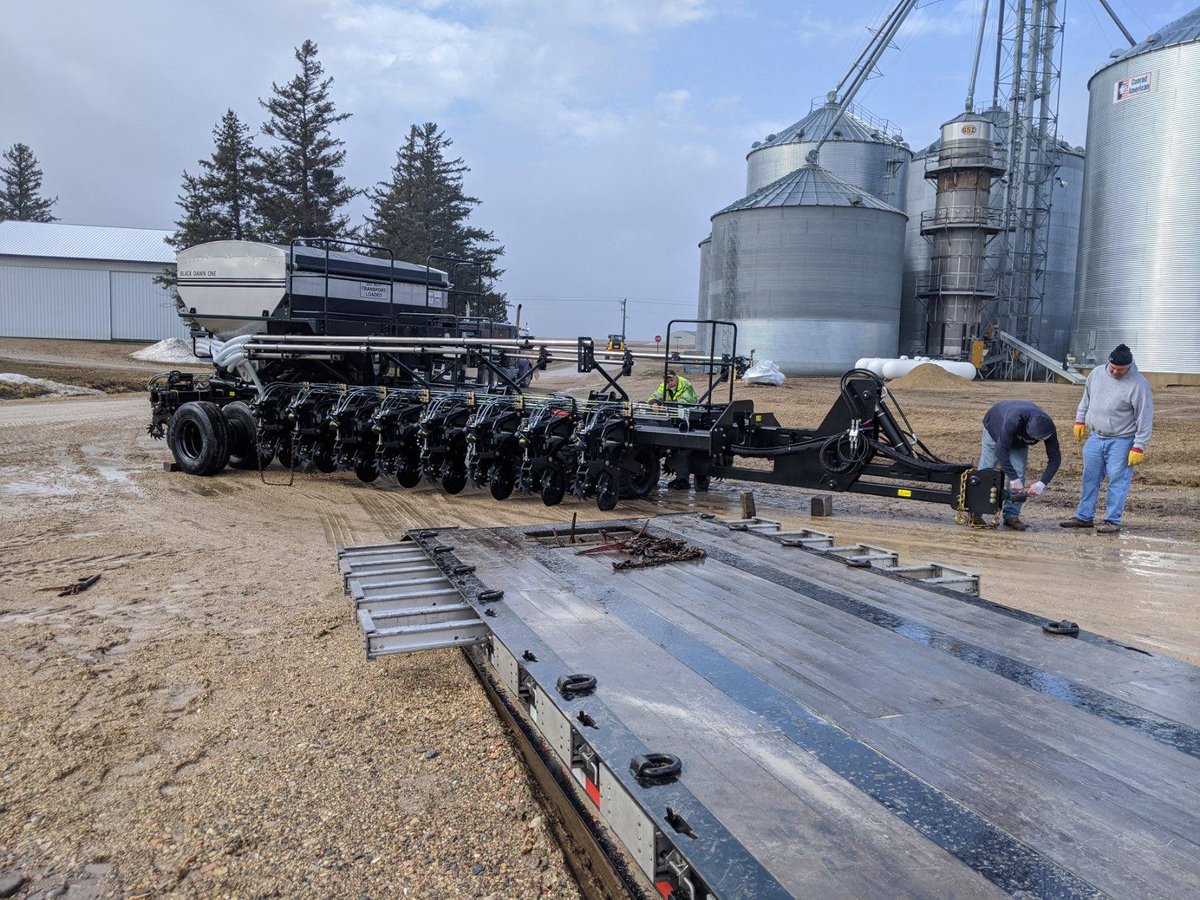 DawnEquipment's tweet photo. 24 row 30” Black Dawn One delivery today. Thanks Chad! https://t.co/O5ibYFCUq1