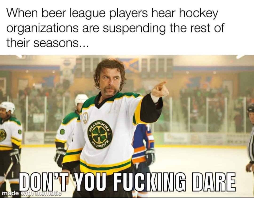 danielle_grant8's tweet photo. I cant watch hockey, they better not stop me from playing it. https://t.co/9zIwxDW0e5