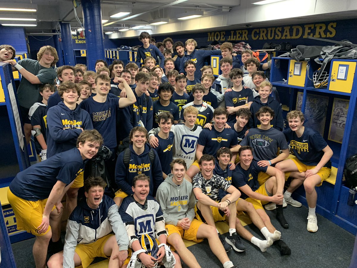 Moeller_Lax's tweet photo. With a strong culture, you can handle any adversity that comes your way. Our brotherhood is stronger than its ever been. We will KEEP CRUSADING! https://t.co/V7AHlCskTy