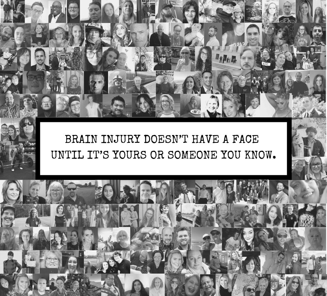 jeffhuxford's tweet photo. Just a few of “The Many Faces of Brain Injury.”
#themanyfacesofbraininjury #braininjuryawarenessmonth #invisibleinjury #newnormal #findingnormal #survivors #courageous #brave #fighters #traumaticbraininjury #anoxicbraininjury #stroke #braincancer https://t.co/R03IeHDDrj